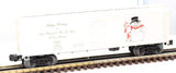Weaver CMPX1997 Happy Holidays Snowman Box Car O SCALE Like New