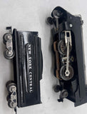 Marx tin Black steam locomotive New York central O SCALE Used Excellent No Box as is