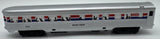 LIFE-LIKE TRAINS Life-Like 8077 OBSERVATION CAR AMTRAK HO SCALE (SILVER VISION) ROAD# 9545 NEW