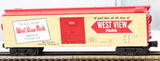 MTH Railking 30-74093 West View Park RailKing Box Car O SCALE Like New
