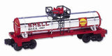 Lionel 6-19627 Shell Oil Company Single-Dome Tank Car (Chrome) #1227 O SCALE Like New