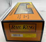 MTH Railking 30-7830 Iron City Beer Reefer Car #1 BLUE LOGO 140th anniversary original logo O SCALE Like New