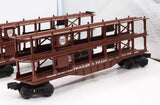 Lionel 6-16208 PENNSYLVANIA 2 Auto Carriers O Scale (NO CARS COME WITH THIS ITEM) Used