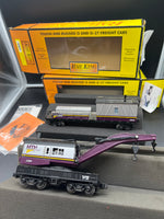 MTH 30-7928, 30-7939 MTHRRC O Scale Crane Car and Tender (Set of 2 items) O Scale Used Excellent