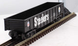 MTH 30-4127A Steelers gondola ( missing containers) Scale O SCALE Like New