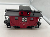 MTH Railking 30-4157C  Atchison Topeka and Santa Fe ATSF Bobber Caboose O SCALE Like New