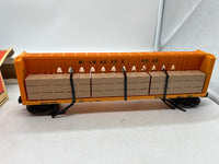 Lionel 6-16397 Milwaukee Road center I-beam flatcar with wood O scale NEW