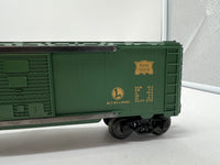 Lionel 6-19258  #6464 Rock Island boxcar "Route of the Rockets" green O SCALE NEW