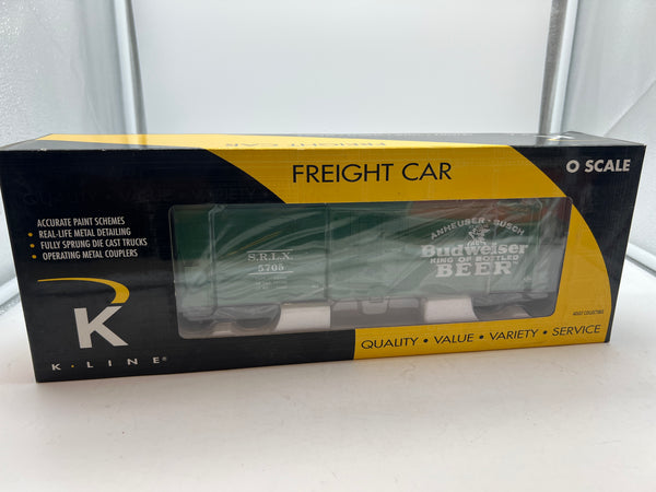 K-Line K762-5601 Anheuser-Busch beer Budweiser Reefer O SCALE NEW