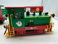 K-Line k-1514 Christmas Plymouth Freight Train Set Holiday Hauler O SCALE Like New