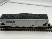 MTH Railking 30-7065A Norfolk Southern RailKing 4-Bay Hopper Car Road #26632 O SCALE Used Excellent