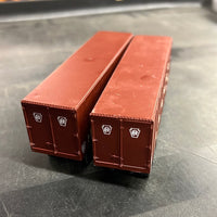 Walthers Piggyback Semi Trailer PRR HO SCALE USED set of 2