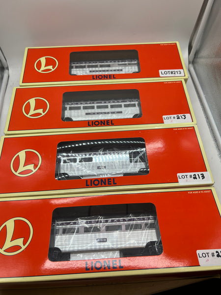 Lionel 6-19155, 6-19156, 6-19157, 6-19158 Atlantic Coast Line ACL Passenger Car Set (Set of 4) O Scale NEW
