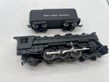 Marx New York Central NYC steam locomotive black as is O SCALE Used Excellent No Box