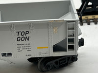MTH Railking 30-75442 Norfolk Southern RailKing 4-Bay Hopper Car O SCALE Used no coal load