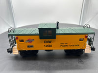 MTH Premier 20-91011 Chicago & North Western Extended Vision Caboose O SCALE Like New