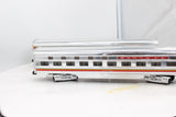 MTH Premier 20-6122 Santa Fe El-Capitan 2-Car 60' Slp/Din Aluminum Passenger Set O SCALE Like New