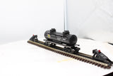 Lionel 6-16107 SUNOCO Black Double Dome Tank Car #16107 O Scale Like New