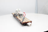 MTH Premier 20-98690 Pennsylvania 60' Flat Car w/(1) pa state police Bell 47 Helicopter O SCALE NEW