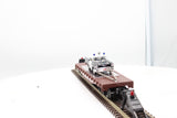 Lionel 6-26906 Southern Pacific Flatcar With Die-cast Corgi 1957 Chevy Police Car O SCALE Like New