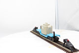 Lionel 6-16332 Depressed Flat Car W/Transformer O Scale (2 insulators are broken) Used