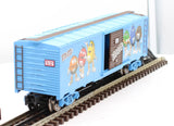 Menards 279-4599 M&MS Blue Box Car O-Gauge O Scale Like New