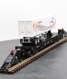 Lionel 6-19425 CSX Airtrain Flatcar With trailer O SCALE Used