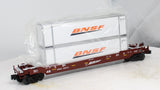 MTH Railking 30-76392 BNSF Husky Stack Car O SCALE Like New