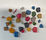 Preiser 556 Set Vintage Suitcases (30+ items) HO Scale Like New