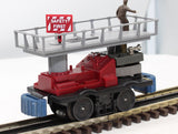 Lionel 6-18406 Operating Track Maintenance Car O Scale Like New