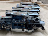 MTH 30-78061, 30-1433-1 Coors Light Silver Bullet Train Set w/ Rare Add-On Tail Car limited O Scale Like New