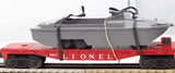 Lionel 6-16939 US Navy Flatcar with Boat O Scale Used