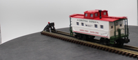 MTH Railking 30-4107C Christmas Steel Caboose O SCALE Like New