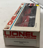 Lionel 6-9353 O SCALE Crystal 3-Dome Tank Car Like New