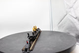 MTH 30-7606 Lines With Ertl Backhoe Semi-Scale Flat Car O SCALE Like New