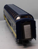 MTH 20-20452C 70'Streamlined Full Length Vista Dome Passenger Car O SCALE Like New