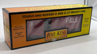 MTH Railking 30-74098 Pittsburgh & Lake Erie 40' Double Door Box Car red O SCALE NEW