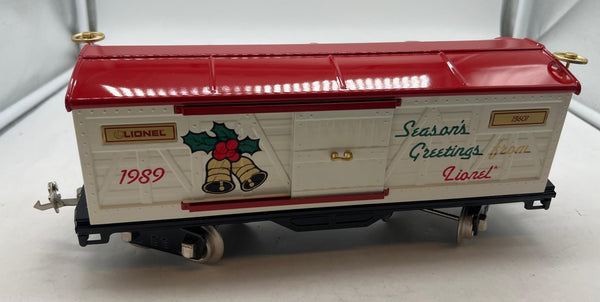 Lionel 6-13601 Standard Gauge 381 1989 Christmas Car  Like New