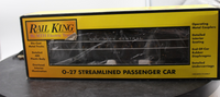 MTH 30-6110C O-27 NYC-Lighting Stripe Streamlined Coach Car O SCALE Used Excellent
