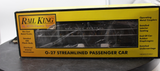 MTH 30-6110C O-27 NYC-Lighting Stripe Streamlined Coach Car O SCALE Used Excellent