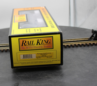 MTH Rail King 30-76115 O Scale Richmond Fredericksburg & Potomac Flat Car with 1926 USPS Delivery trucks O SCALE NEW