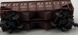 Atlas 41285 WESTERN MARYLAND WM 55 Ton Fishbelly Hopper Oxide Red/White --WORLD PORT OF BALTIMORE weathered as is no load N Scale Used Excellent