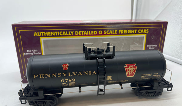 MTH Premier 20-9204 Pennsylvania PRR 6789 Tank Car O SCALE Used Excellent