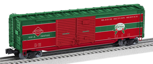 Lionel 2226990 North Pole Central End Door Boxcar O SCALE NEW