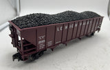 MTH 20-90030e Lehigh Valley 4 Bay hopper w/ coal load O SCALE Used Excellent