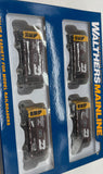 Walthers Ho 910-58052 Burlington Northern 4 car ore car set  HO SCALE Like New