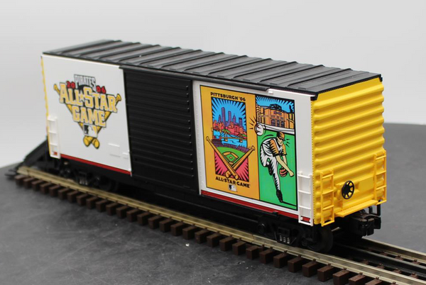MTH 30-74352 MLB - Pittsburgh All-Star Game 40' High Cube Box Car O Scale Like New