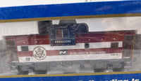 Atlas 6615 BN Burlington Northern Freedom Ext Vision Caboose #12618 3-Rail O SCALE NEW