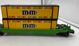 MTH Railking 30-76391 MARS - M&Ms husky stack intermodal car O SCALE Used Excellent