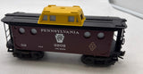 Lionel 6-6908 PENNSYLVANIA RAILROAD Illuminated Porthole Caboose O Scale Like New